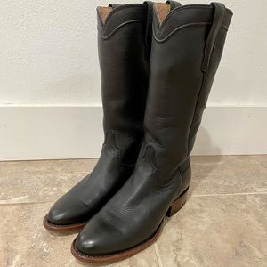 Tecovas Black Riding/Equestrian Boots size 7.5B